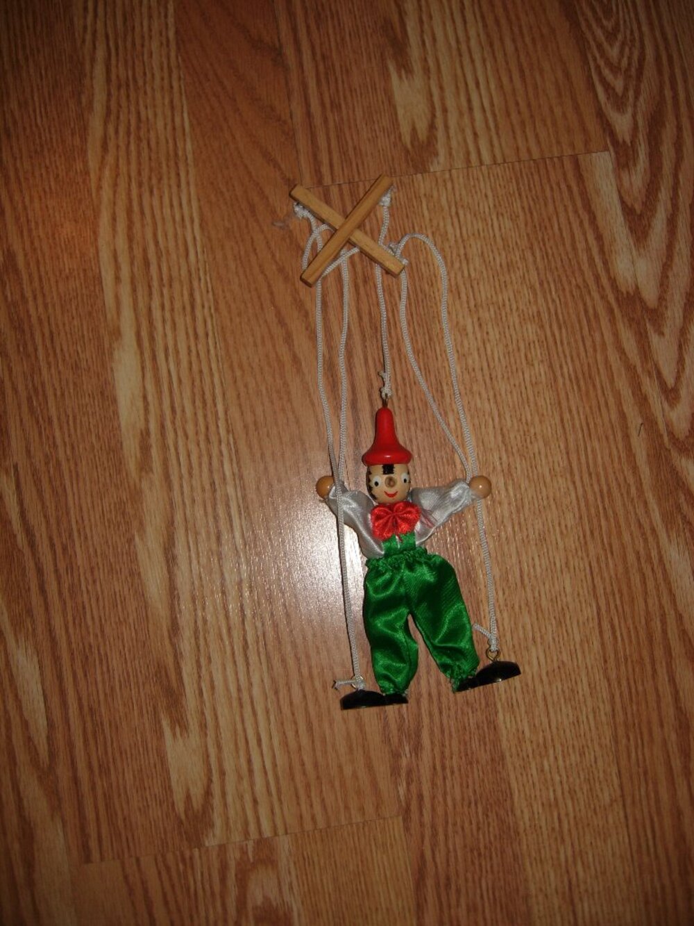 Vintage Pinocchio marionette string puppet